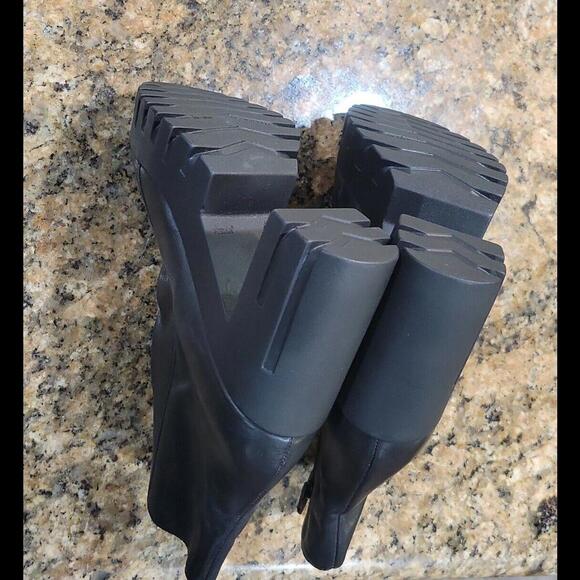 FRED SEGAL FEET Stella Black Leather Booties Women's Ankle Boot Shoes 36 6 $598 - Picture 10 of 15